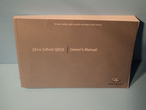 14 2014 infiniti qx50 owners manual