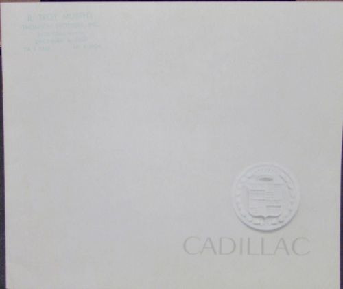 1962 cadillac 62 60 special deville eldorado limo sales brochure original