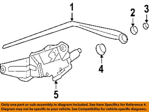 Gm oem 25847876 windshield wiper motor