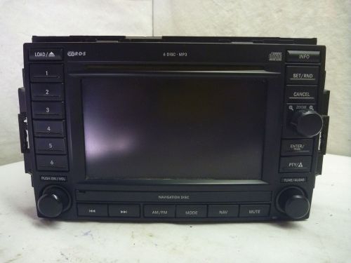 Chrysler 300 dodge ram jeep compass navigation gps radio 6 cd rec p056038646am