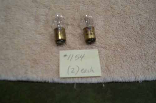 Lot of 2 vintage auto lamps/lt bulbs,some ge #1154