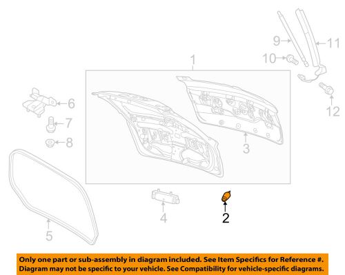 Lincoln ford oem 10-15 mkt-lift gate bumper w714185s300