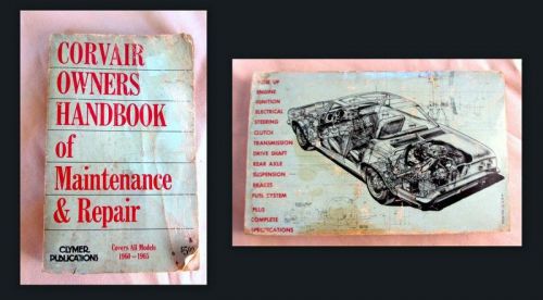 Covair owners handbook of maintenance 7 repair  covers all models 1960-65