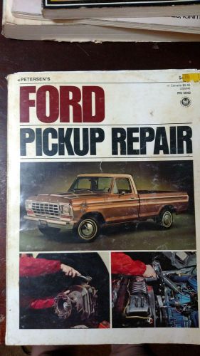 Ford pickup repair manual guide vintage