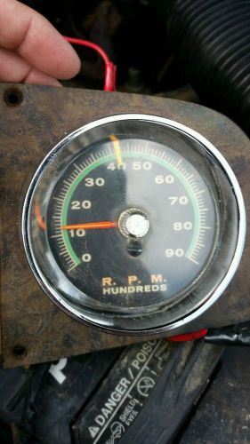 Oldschool greenline tach rat rod 9000 rpm usa made #355013