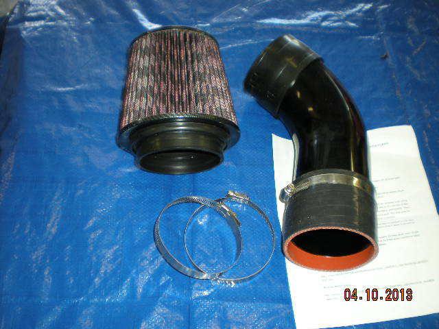 Universal 4"  cold air intake system