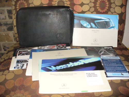 2008 08 mercedes benz e-class owners manual with case 74