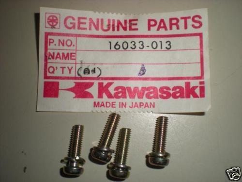 Nos kawasaki kz1000 kz900 kz650 float chamber bolt 16033-019