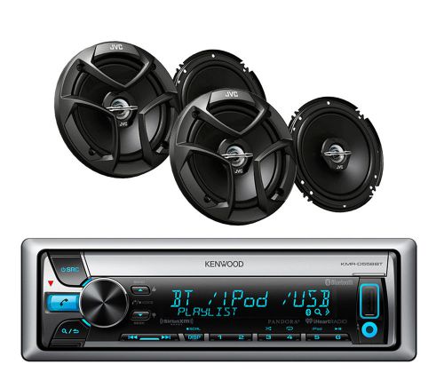 Find KMR-D562BT Boat Bluetooth CD/MP3 USB iPhone Pandora Receiver + 4 ...