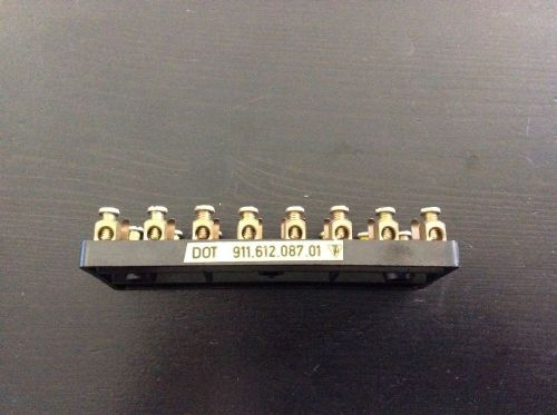 Porsche fuse panel 8 position 911.612.087.01 1974-1989 911/912e/930