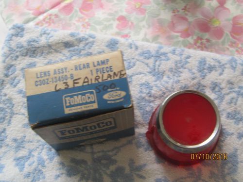 Nos 1963 mercury comet tail lamp lens-part number c3oz-13450-b