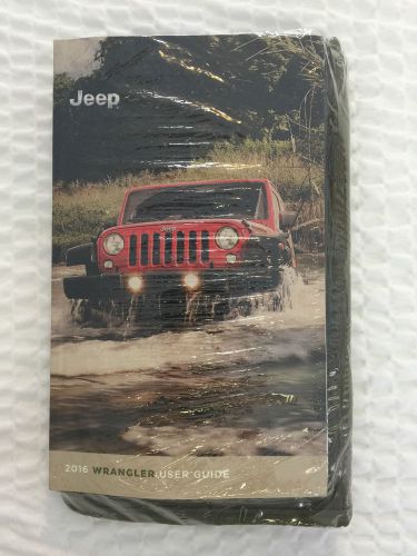 2016 jeep wrangler user guide owners manual set dvd w/case 16 new