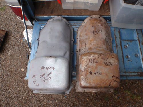 1964 1965 1966 326 389 421 original gm factory pontiac gto oil pan real decent