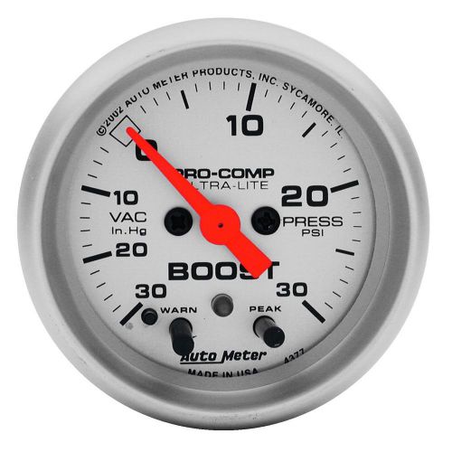Autometer 4376 ultra-lite electric boost/vacuum gauge