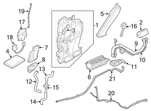 Ford oem instrument panel air duct 5m6z19c633ea image 8