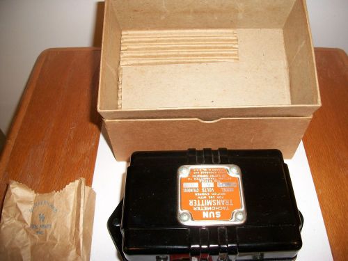 Vintage nos sun tachometer transmitter eb-1 new in the original box 8 cyl 6 volt