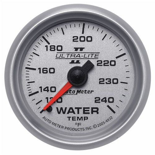 Autometer 4932 ultra-lite ii mechanical water temperature gauge