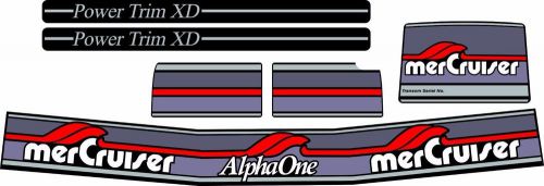 Mercruiser the new  alpha one  gen.two decals w/rams sticker set