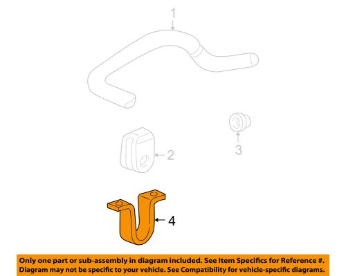 Ford oem e-350 econoline club wagon stabilizer sway bar-front-bracket e6tz5486b