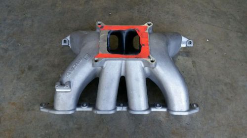 Ro7 sbc chevy  ported alum intake race drag dirt late model imca