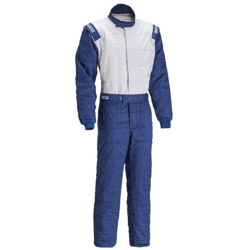 Sparco jade 2 top suit  - large, blue/white - sfi rated