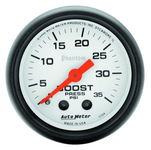 Autometer 5704 phantom mechanical boost gauge