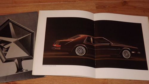 1981 chrysler imperial  original dealership sales brochure