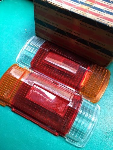 Datsun 1200 b110 tail light lens lh rh genuine nos japan.