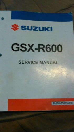 1997 suzuki gsx-r600 service repair shop workshop manual