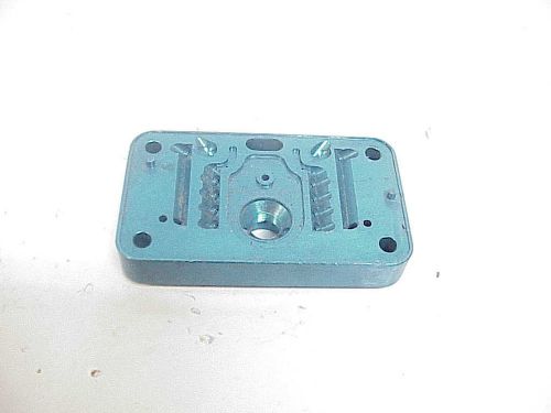 Blue billet aluminum holley carburetor metering block cs21 ihra drag nhra mudbog