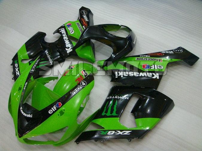 Fairing for kawasaki 2005 2006 05 06 zx-6r zx6r 636 plastic injection aae