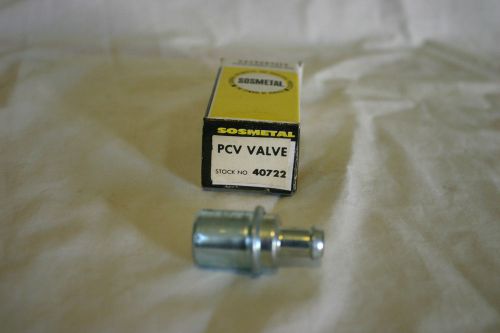 Nos sosmetal 40722 gm 1973-1974 v8 pcv valve corvette, camaro, chevelle, nova