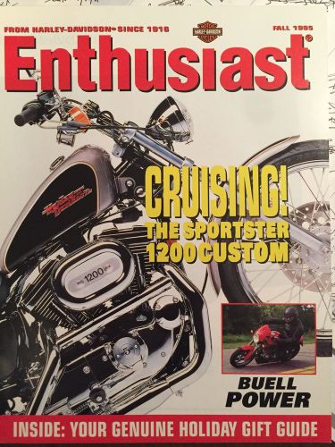 Fall 1995 harley-davidson enthusiast magazine 1996 models buell