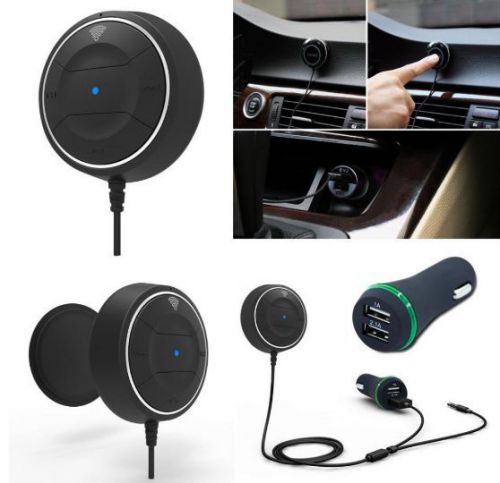 Audio receiver handsfree stereo with 3.1a dual usb car charger nfc car kit 3.5mm
