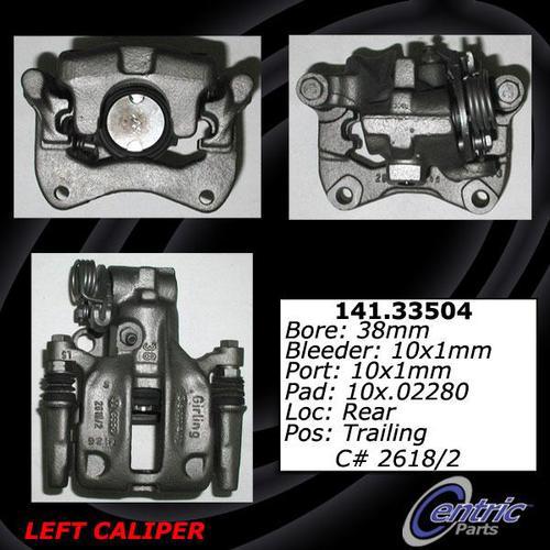 Find Centric Rear Brake Caliper Premium Semi Loaded Caliper