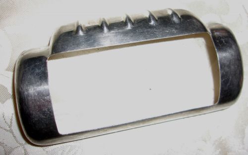 1942 - 1946 ford parking light bezel stainless     --f732