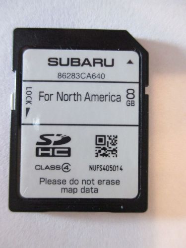 2014 15 16 subaru brz &amp; impreza wrx navigation sd card map us canada 86283ca630