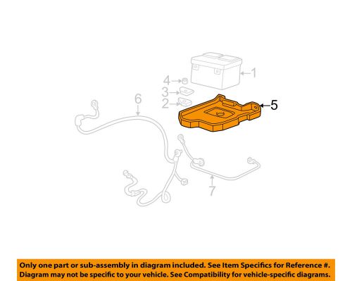 Gm oem-battery tray 15080344