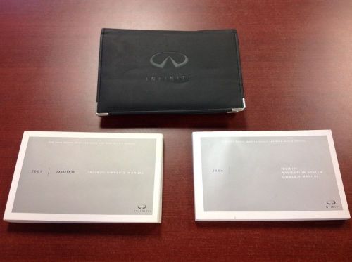 2007 infiniti fx 45/fx 35 owner&#039;s manual with navigation and case