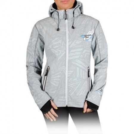 Fxr womens ladies entice soft-shell grey force hoodie - 4 - 6- 14 - new