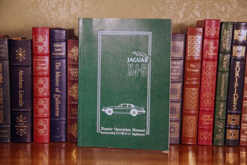 Jaguar xj-s repair operation manual incorporating xj-s he &amp; 5.3 supplements