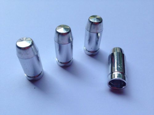 20pcs aluminum silver color bullet design novelty car tire valve stems cap,dust