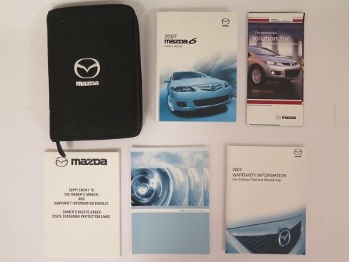 2007 mazda 6 owners manual guide book