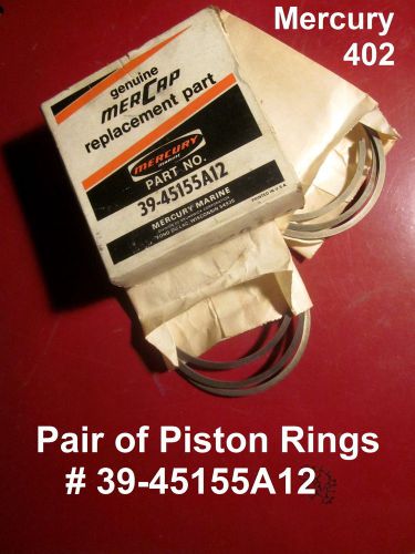 Mercury 402-pair of piston rings # 39-45155a12