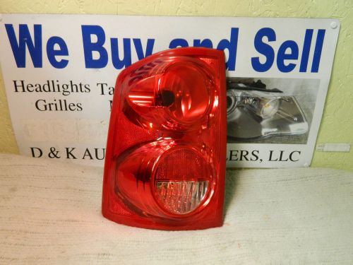 Dodge dakota 2005-2010 left/driver side oem tail light part # 55077605ad