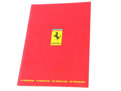 Ferrari 1983 production line-up brochure   --   cat.#268/83
