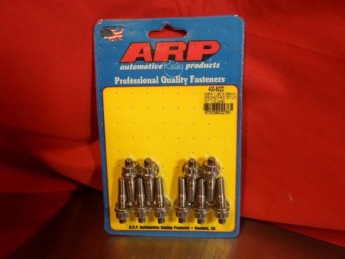 Arp studs stainless polished 1.5&#034; length  m8 x 1.25 x 38mm (10pcs) 400-802