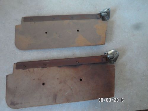 Pair ofsunvisor boards used 1978 - 1987 el camino monte carlo malibu us2375