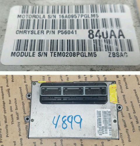 98 jeep grand cherokee 4.0l ecu pcm engine computer module p56041840aa