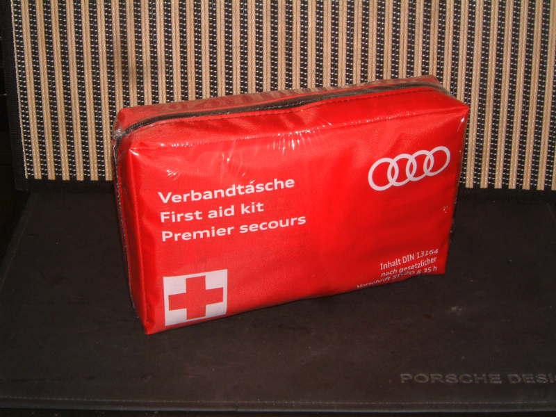 Audi factory sealed (new) first aid kit/set for any and all years and models!